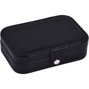 EHH BEAUTY - zwarte Sieraden opbergdoos - Opbergbox sieraden - Reis case - jewelry box -Juwelen doosje-Reissieradenkoffer-Sieradenopslag-Cadeau voor meisjes Vrouwen Moeder Dochter