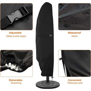 Protective Cover / Beschermhoes voor parasols 265 x 40/70/50 cm