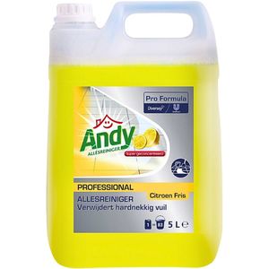 Andy - Professional - Allesreiniger - Citroen Fris - Pro Formula - 5L - 1 stuk