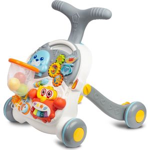 Loopwagen - baby walker 2 in 1 Grijs