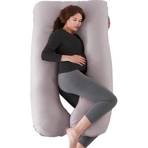 Zwangerschapskussen / Pregnancy Pillow - Breastfeeding Baby & Full Body for Sleeping \ Voedingskussen - Zijslaapkussen - Lichaamskussen - Body Pillow
