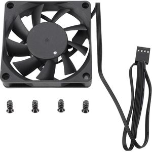70 Mm 4-pins PWM Intelligente Temperatuurregeling Snelheid Tot 2500 RPM Koelventilator met Dubbele Kogellagers - Voor Computerkast .