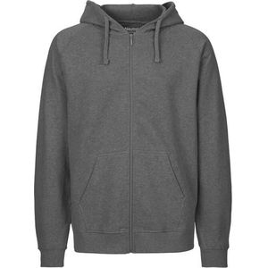 Neutral - Hoodie met Rits - Grijs - 100% Biologisch Katoen - 3XL