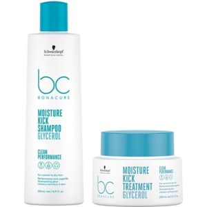 Schwarzkopf BC Moisture Kick Shampoo & Treatment - 500ml+200ml