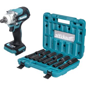 Makita DTW 300 Z accu slagmoersleutel 18 V 330 Nm 1/2"" borstelloos solo - zonder accu, zonder oplader