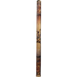 Terré Bambus Didgeridoo, beflammt en bemalt, ungestimmt, 120cm - Ritual percussion