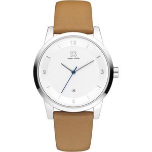 Danish Design IQ12Q1084 horloge heren - bruin - edelstaal
