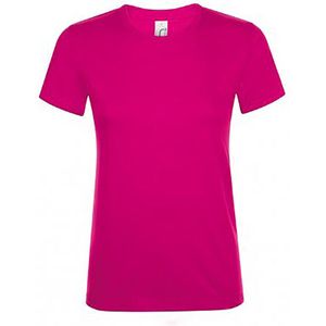 SOLS Dames/dames Regent T-Shirt met korte mouwen (Fuchsia)