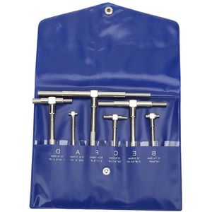 Telescopische Gage Set 6 stks/set 8-150mm Verstelbare Binnendiameter Meter Micrometer Meetinstrumenten Hoge Precisie Telescopische Boring Gauge
