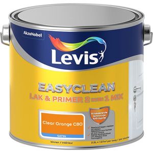 Levis EasyClean Lak & Primer 2-In-1 Mix - Clear Orange C80 - 2,5 L