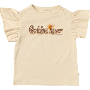 Your Wishes Golden Hour | Jazz | T-shirt meisjes maat 92 | T-shirt beige met print