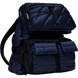 Desigual Rugzak Accessories Nylon Backpack Navy Donkerblauw