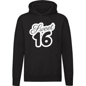 Sweet 16 Sweater | 16e verjaardag | 16 jaar | sweet sixteen |  Trui | Hoodie |  cadeau | kado  | Unisex