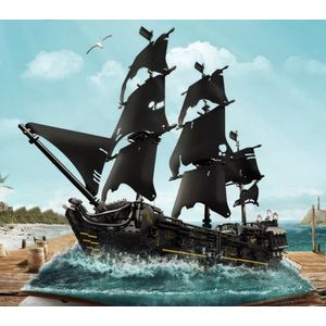 The Black Pearl Pirates of the Caribbean Boot Schip Bouwpakket | Lego�® Compatible Creator Technic Bouwpakket | 2868 Bouwstenen! Bouwset | Davey Jones - Jack Sparrow | Toy Brick Lighting® | Bouw & Constructie | Speelgoed | Dinsey