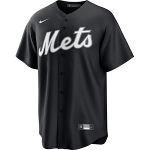 Nike New York Mets Replica Fashion 22/23 T-shirt Met Korte Mouwen Zwart M