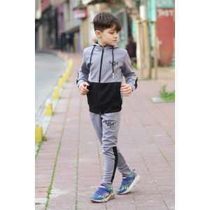 MAKE ME HAPPPY pak - kinderen Set Merk Sport Jasje | Broek Set Fashion sport Trainingspak kinderen Kleding - 12-14 jaar