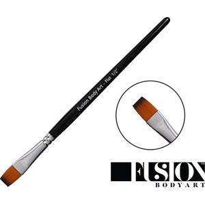 Fusion Body Art | Professional Face Paint Brush - 1 Inch Flat