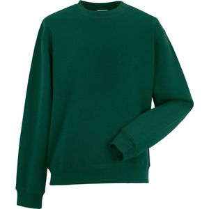 Authentic Crew Neck Sweater 'Russell' Bottle Green - XS