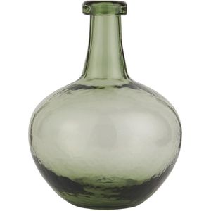 Ib Laursen - Mondgeblazen vaas gerecycled glas - groen