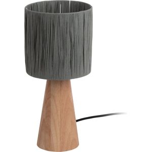 Leitmotiv Tafellamp Sheer Cone - Grijs - Ø15cm - Modern - Sinterklaas cadeau - Sinterklaas cadeautjes - Cadeau vrouw - Cadeau man - Cadeau voor haar - Cadeau voor hem - Sint cadeau - Sint kado - Kado man - Kado vrouw