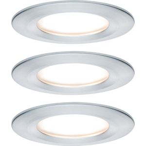 EBL set Nova Coin rond stijf LED 3x6,5W 2700K 230V Alu gedraaid/Au