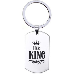 Sleutelhanger RVS - Her King