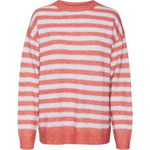 VERO MODA - VMMARCIA LS LONG O-NECK PULLOVER GA BOO - Dames - Gebreide truien