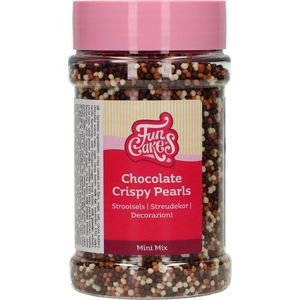 FunCakes Sprinkles Taartdecoratie - Mini Chocolade Crispy Pearls Mix - 175g