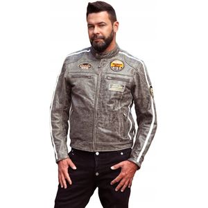 WOLF LEDEREN JAS RETRO CRACKER 2XL