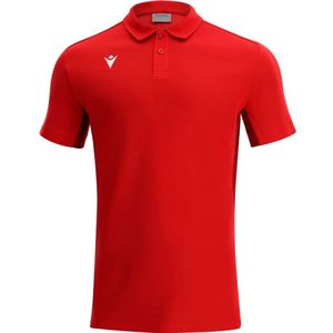 Macron Clarinet Polo Heren - Rood / Donkerrood | Maat: 3XL