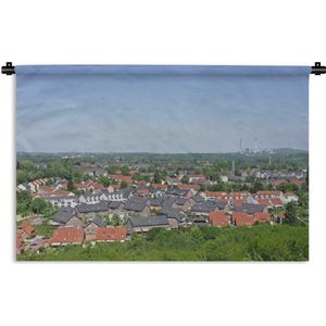 Wandkleed Essen - Uitzicht over de Duitse stad Essen Wandkleed katoen 60x40 cm - Wandtapijt met foto