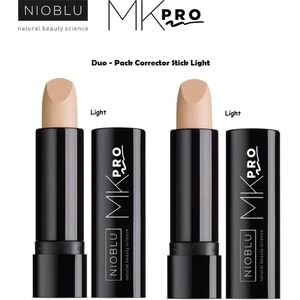 NIOBLU - MKpro - Corrector - Stick - SPF 15 - Duo- Pack - Light