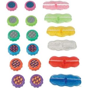 Spaakreflectoren set - Fietsreflectoren - Fiets accessoires voor kinderen - Multicolor - 18 stuks