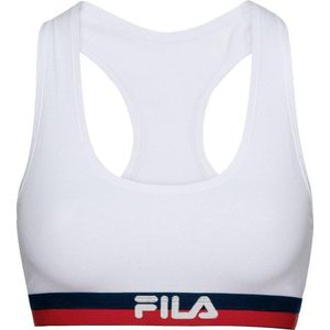 Fila - Woman Bra Elastic Band - Witte Top - L - Witte