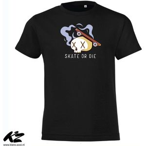 Klere-Zooi - Skate or Die #3 - Kids T-Shirt - 128 (7/8 jaar)