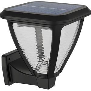 Philips Vapora solar wandlamp - zwart