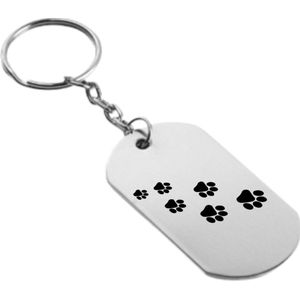 Akyol - Hondenpoot sleutelhanger - Honden - Hond - Cadeau - Best friends - Sleutelhanger - Dieren liefhebbers
