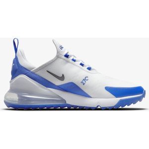 Nike Air Max 270 G Golfschoen Wit/Kobalt - Maat : UK 8 / EU 42.5