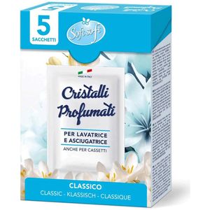 Soft cristalli wasmachine en droger kristallen classic 5 zakjes