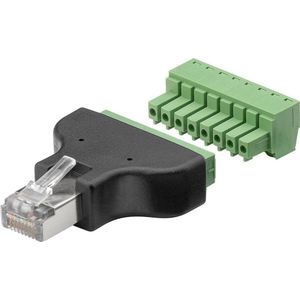 RJ45 (m) schroef connector voor U/UTP / F/UTP / S/FTP CAT5e / CAT6 netwerkkabel - per stuk