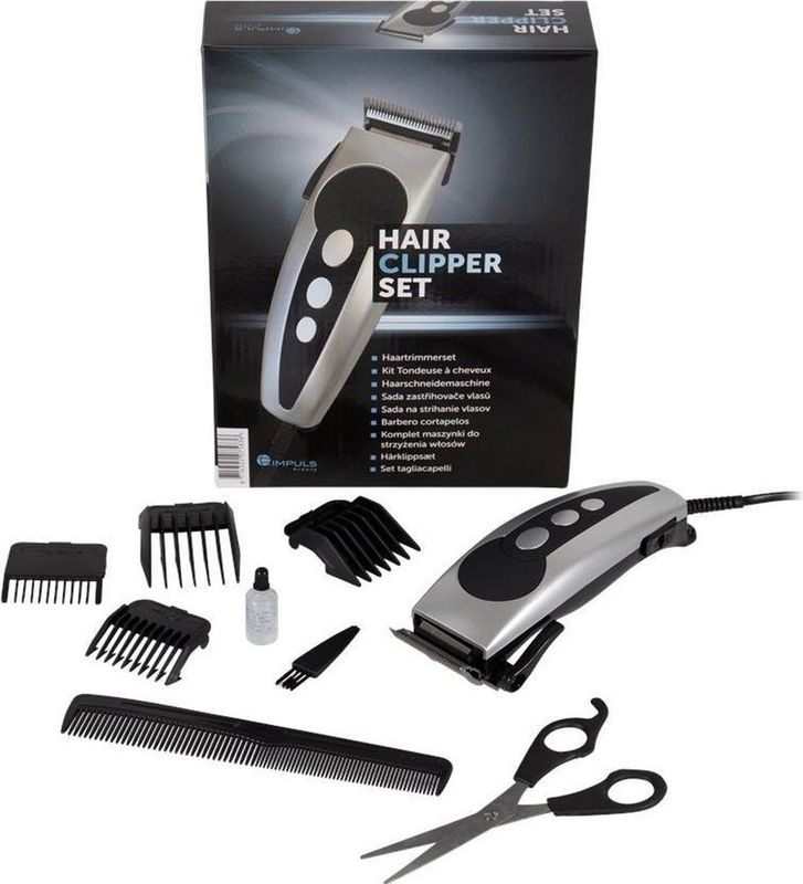 Trimmer baard - Tondeuse mannen - Impuls tondeuseset 8-delig