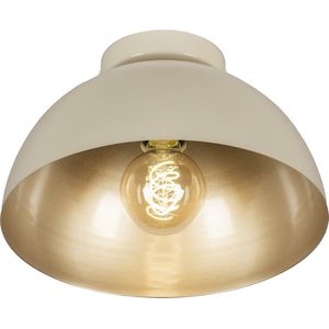 Lumidora Plafondlamp 74837 - Plafonniere - EASTON - E27 - Goud - Beige - Zand - Metaal - ⌀ 30 cm