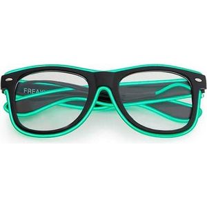 Freaky Glasses® - lichtgevende bril - LED brillen - Feestbril - Party - Festival - Rave - neon groen