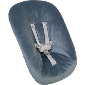 #08 Newborn hoes, Velours licht blauw, Stokke Tripp Trapp. Ook geschikt voor Kidsmill Up.