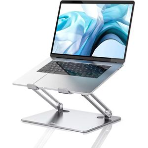 Laptopstandaard, Ergonomisch verstelbare metalen laptopverhoger Computerstandaard voor bureau Compatibel met MacBook Pro/Air, Lenovo, Samsung, Acer en laptops tot 15 inch