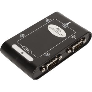 USB-naar-seriële-adapter met 4 RS232-poorten voor Windows 10 8 7 en OS X .