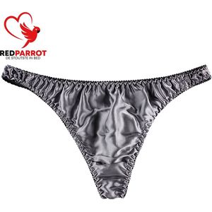 Satijnen slip Black edition - Heren - String voor mannen - Glimmende look - Erotisch mannenondergoed - Verleidelijke slip - Zwart