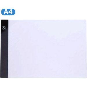 Nivard Lightpad - Diamond Painting - Lichtbak - Voor Tekenen - Voor Diamond Painting- Lichttafel - Tekentafel - Tekenen - A4 - A5 - Volwassenen - Kinderen - Dimbaar - Tekenbord