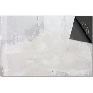 Inductie beschermer 78x52 - afdekplaat inductie mat - Dietrix Kookplaat beschermer - DELUXE - Beton - Muur