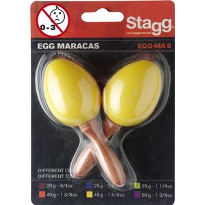 Stagg Maracas EGG-MA S/YW Geel